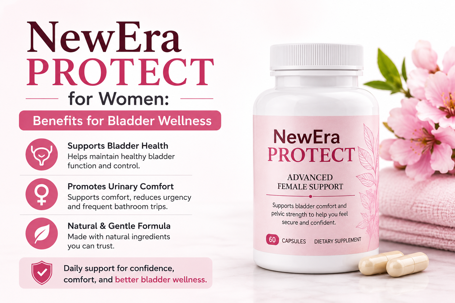 NewEra Protect for Women: Benefits for Bladder Wellness