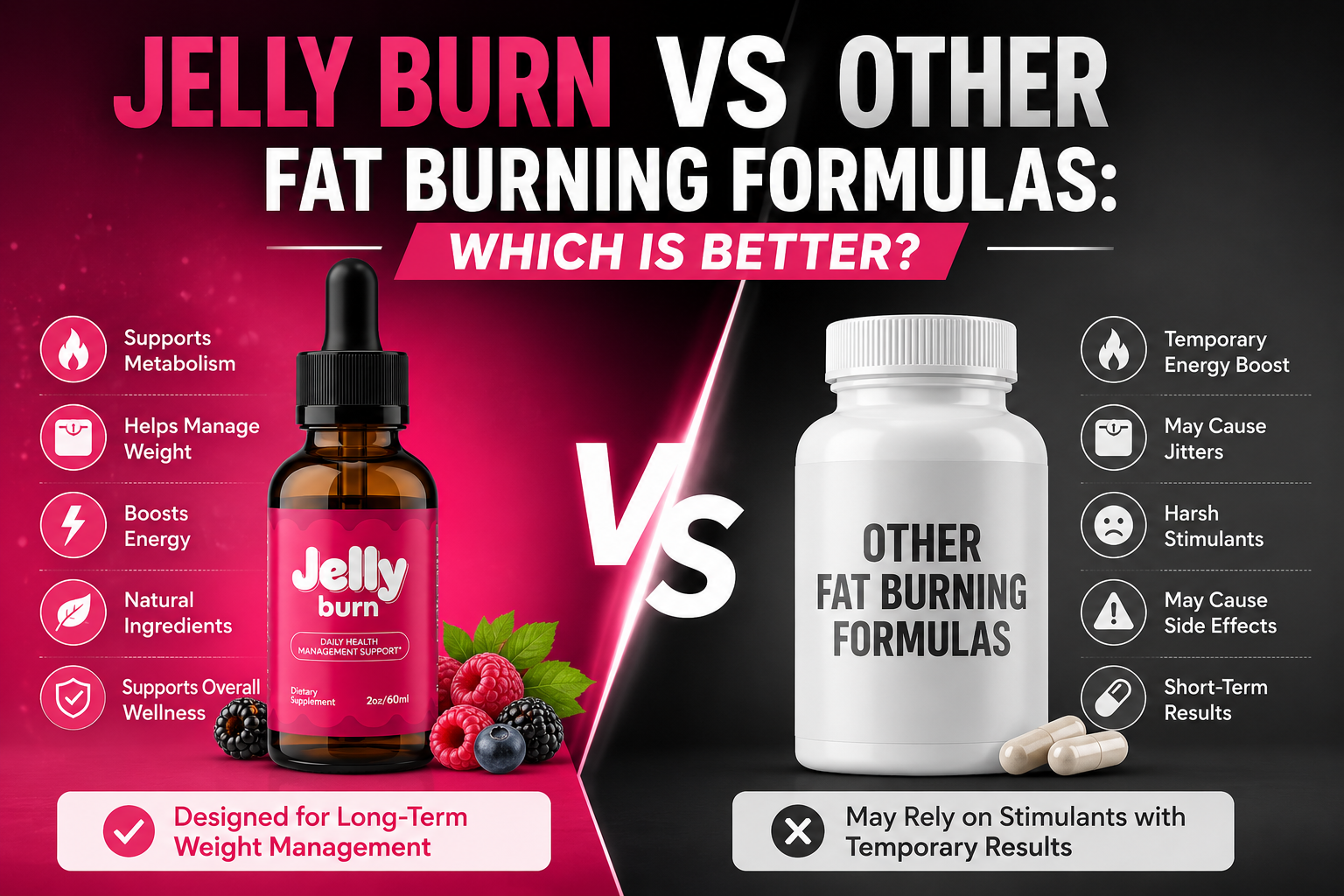 Jelly Burn vs Other Fat Burning Formulas: Which Is Better?